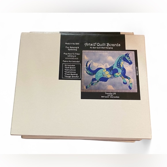 NWT- Artisi2 No Sew Quilt Board- Intermediate Level- Large Traveller 13.5” x 11” - Picture 2 of 5